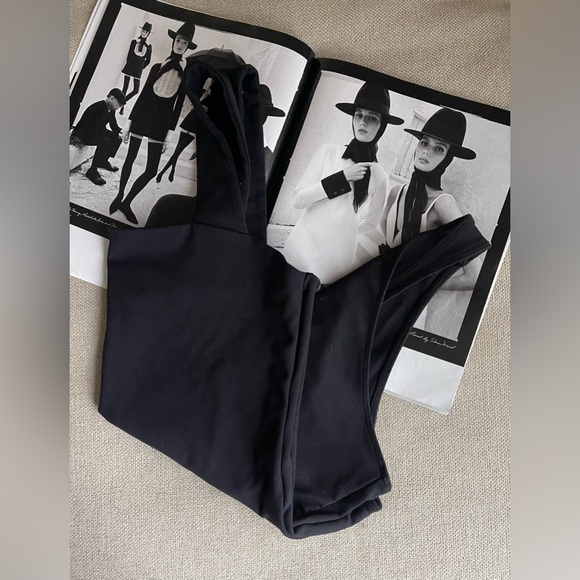 Abercrombie & Fitch Seamless Square Neck Bodysuit In Black Size M - Picture 10 of 10